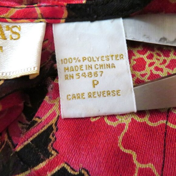 Vintage Victorias Secret Gold Label Sheer Brocade Floral Nightgown Size Small - Picture 10 of 12